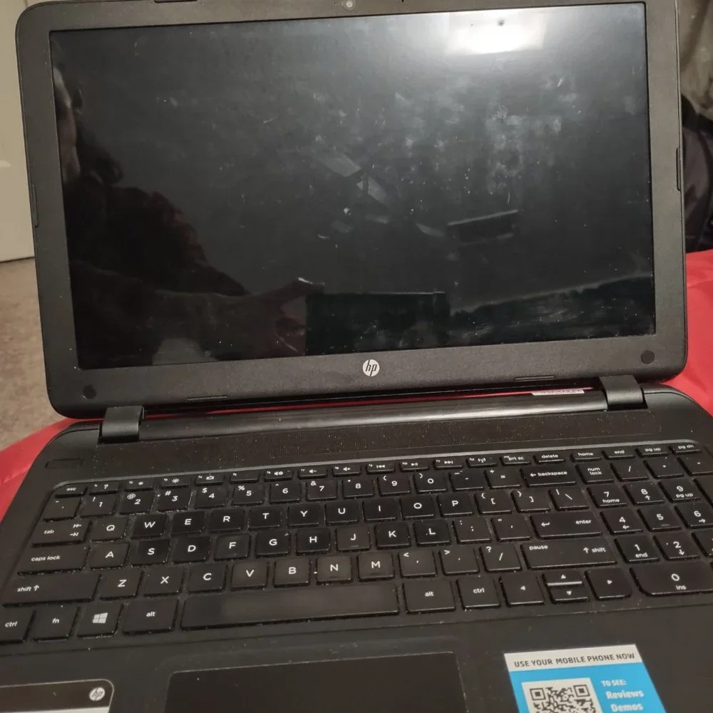 HP Pavilion AMD A8 quad core processor Laptop Model 15-f387wm touchscreen